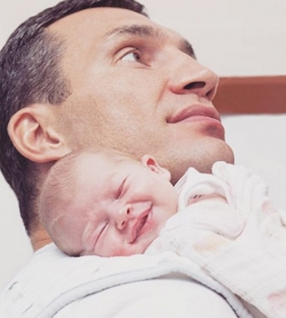 Владимир Кличко с дочерью Кайей