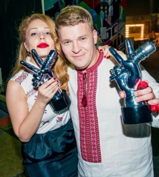 Тина Кароль и Антон Копытин - победитель шоу Голос країни-5