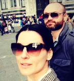 Маша Ефросинина и ее муж Тимур Хромаев