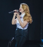 Тина Кароль в вышиванке от Miu Miu