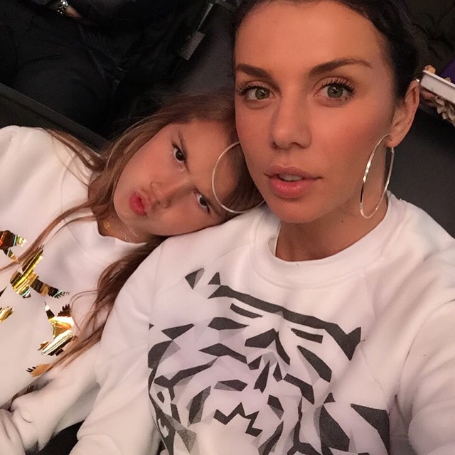 Анна Седокова и ее дочь Алина