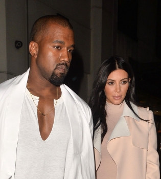Будущие родители Ким Кардашьян и Канье Уэст блистают в Лондоне