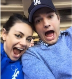 Мила Кунис и Эштон Катчер