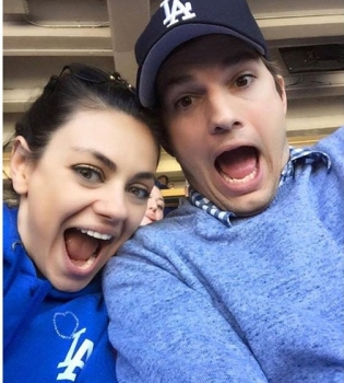 Мила Кунис и Эштон Катчер