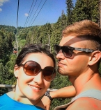 Соломия Витвицкая отдыхает с мужем в Карпатах