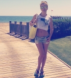 Ани Лорак на отдыхе в Турции