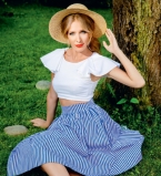 Катя Осадчая в фотосессии для Viva!