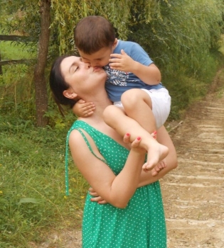 Людмила Барбир с сыном