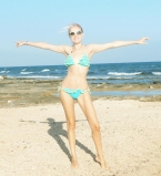 Ольга Горбачева на отдыхе