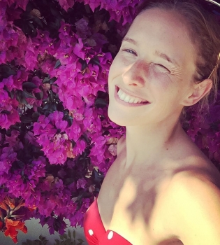 Катя Осадчая на отдыхе