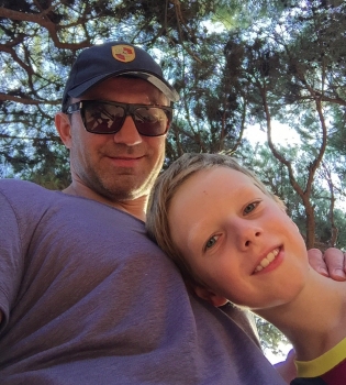 Николай Тищенко и его сын Даниил