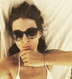 Агния Дитковските отдыхает с сыном