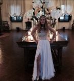 Линдси Лохан танцует на яхте