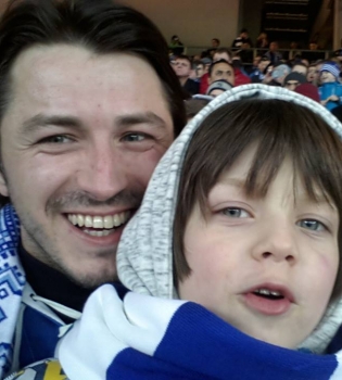 Сергей Притула и его сын Дима