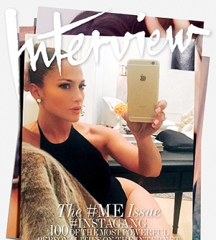 Дженнифер Лопес, Виктория Бекхэм, Ким Кардашьян: звезды сделали уникальные селфи для обложек журнала Interview