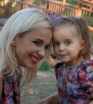 Лилия Ребрик и ее дочь Диана