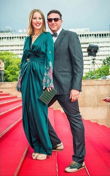 Ксения Собчак и ее муж Максим Виторган