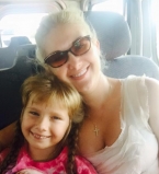 Катя Бужинская и ее дочь