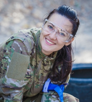 Соломия Витвицкая прошла военную подготовку