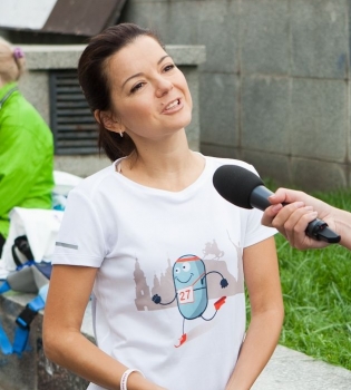 Маричка Падалко ради детей пробежала 10 км за 56 минут