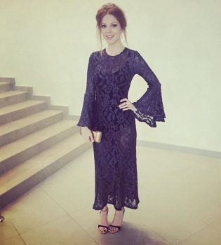 Молодая мама Наталья Подольская блистает в сексуальном платье на &quot;Новой волне&quot;