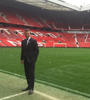 Любящий папа: Дэвид Бекхэм набил себе забавное тату в честь дочери