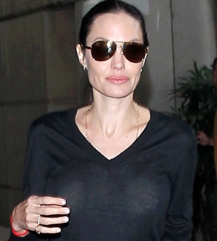 Фотофакт: Анджелина Джоли отправилась с детьми в новое путешествие