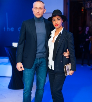 Санта Димопулос с мужем