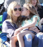 Хайди Клум провела уикенд с детьми и бывшим мужем