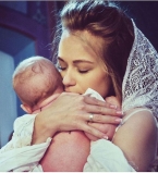 Яна Соломко с дочкой