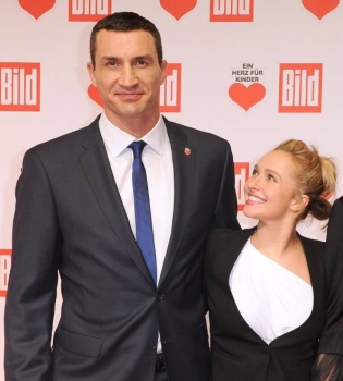 Хайден Панеттьери и Владимир Кличко