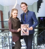 Алена Шоптенко и Дмитрий Дикусар на грузинском вечере журнала Viva!