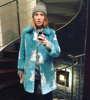 Ксения Собчак отдыхает вместе с мужем в горах