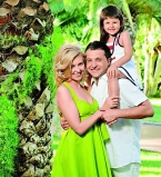 Владимир Зеленский с женой и дочерью