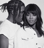 Наоми Кэмпбелл снялась в страстной фотосессии с молодым рэпером