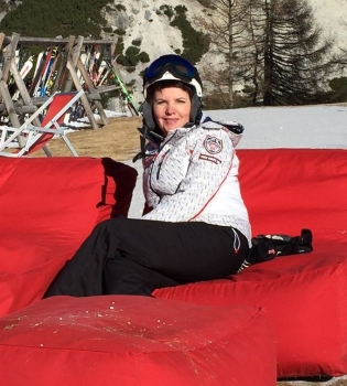 Елена Фроляк провела зимний отпуск в Италии