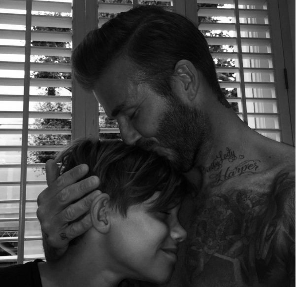 Мой маленький мужчина: в сеть попал новый трогательный снимок Дэвида Бекхэм с сыном