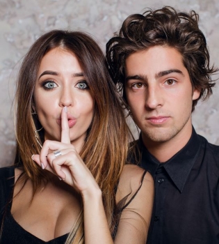 Надежда Дорофеева и Владимир Дантес в фотосессии для Viva.ua