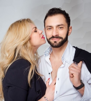 Андрей Kishe и его жена Оксана