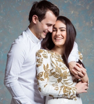 Маша Собко и ее муж Артем Онещак