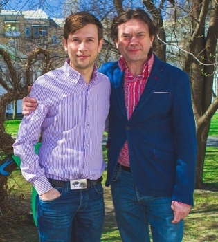 Остап Ступка и Дмитрий Ступка