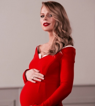 Ольга Фреймут беременная