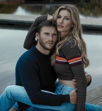 Соблазнительная Жизель Бундхен снялась в фотосессии с голливудским красавцем-актером