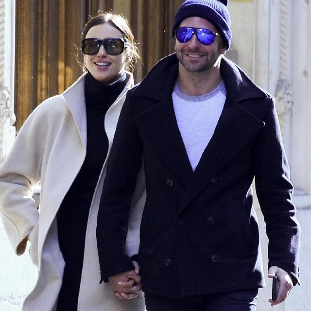 Романтический уикенд: Брэдли Купер и Ирина Шейк гуляют по Парижу