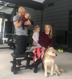 Федор и Светлана Бондарчук с внуками