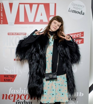 Топ-модель Ирина Кравченко и модные редакторы на показе RITO