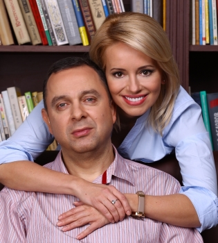 Оксана Гутцайт и ее муж Вадим