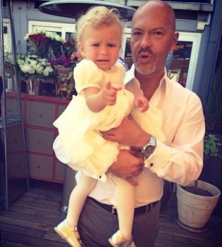 Федор Бондарчук с внучкой