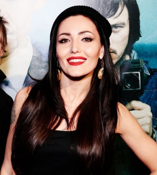 Анна Добрыднева на премьере фильма Высотка