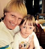 Андрей Гусин с дочкой